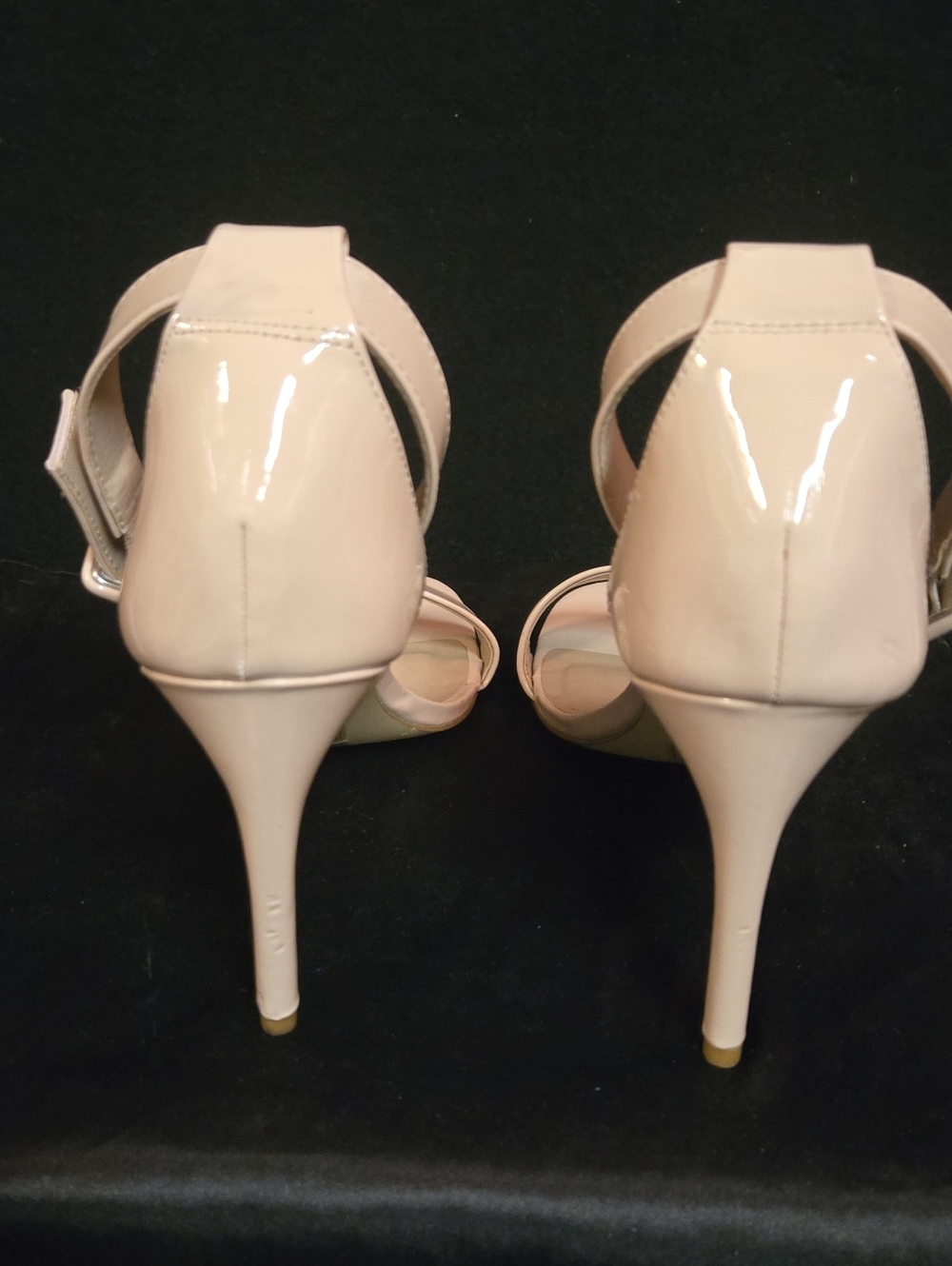 Mix No.6 Women's Nude Patent Ankle-Strap High Heel Sandals - Picture 5 of 9
